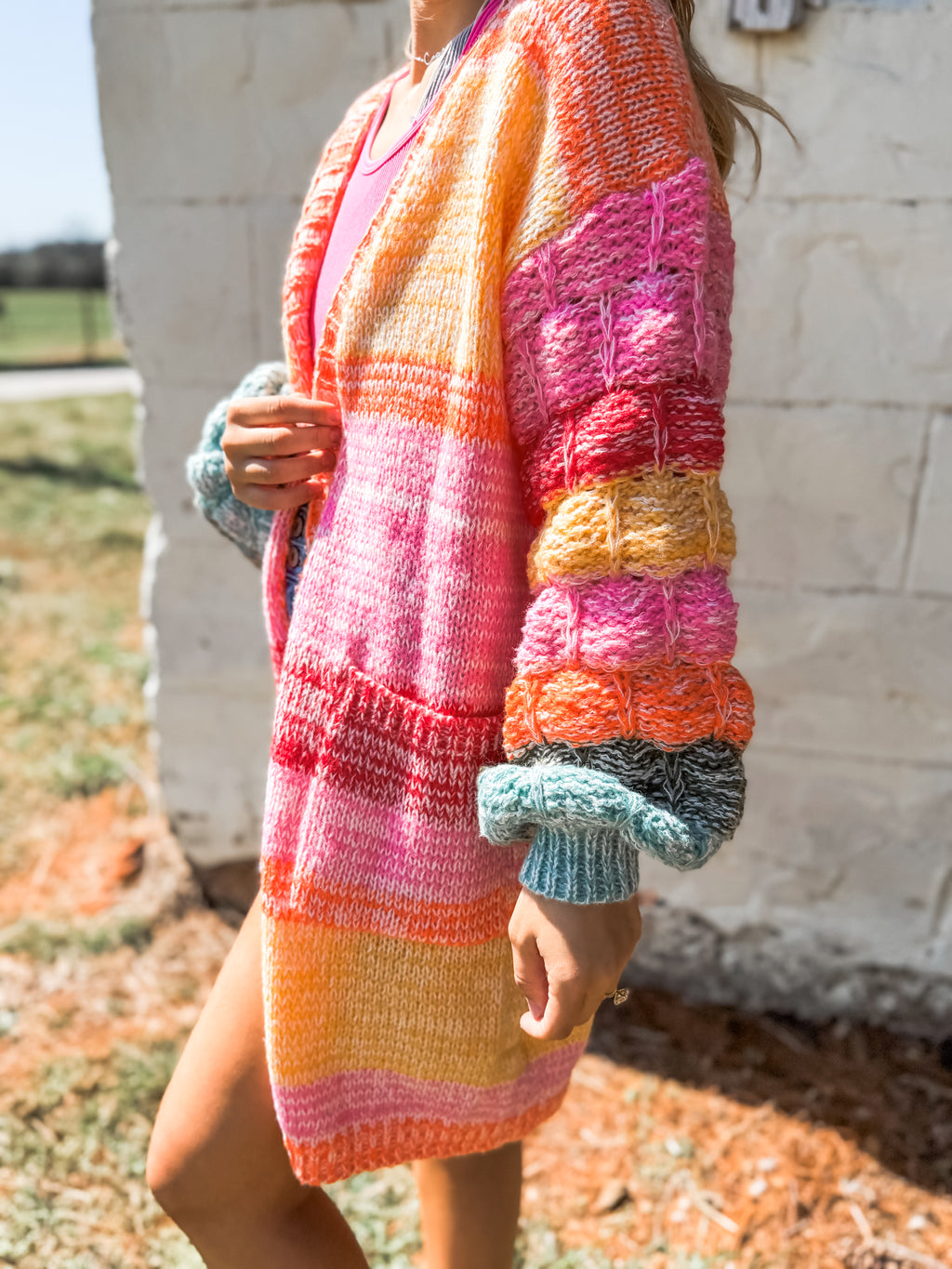 Wrapped up in Color Cardigan