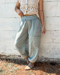 Take Your Pick Ruffle Waist Joggers