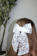 Lace Bow Ribbon Hair Clip