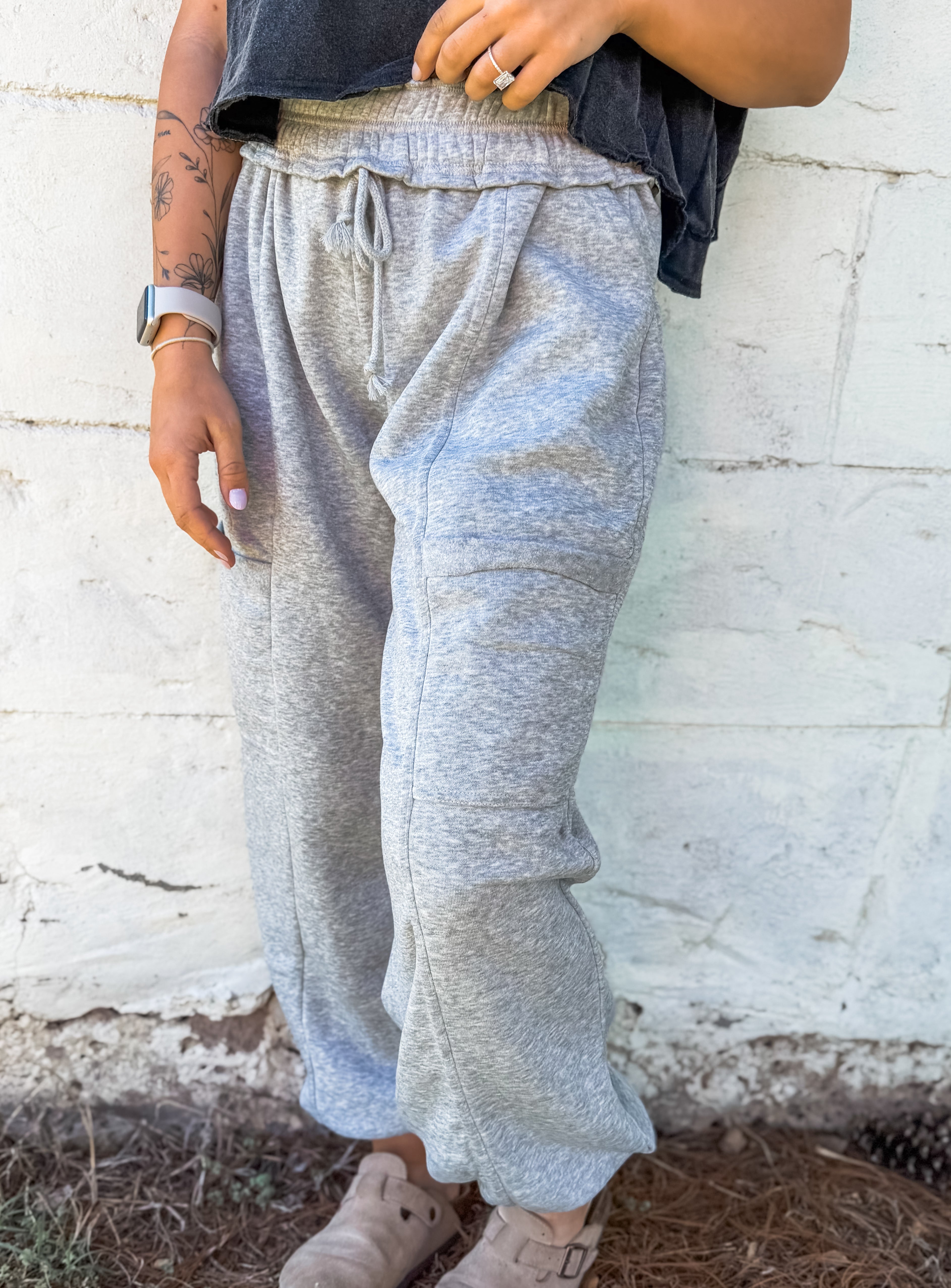 Take Your Pick Ruffle Waist Joggers