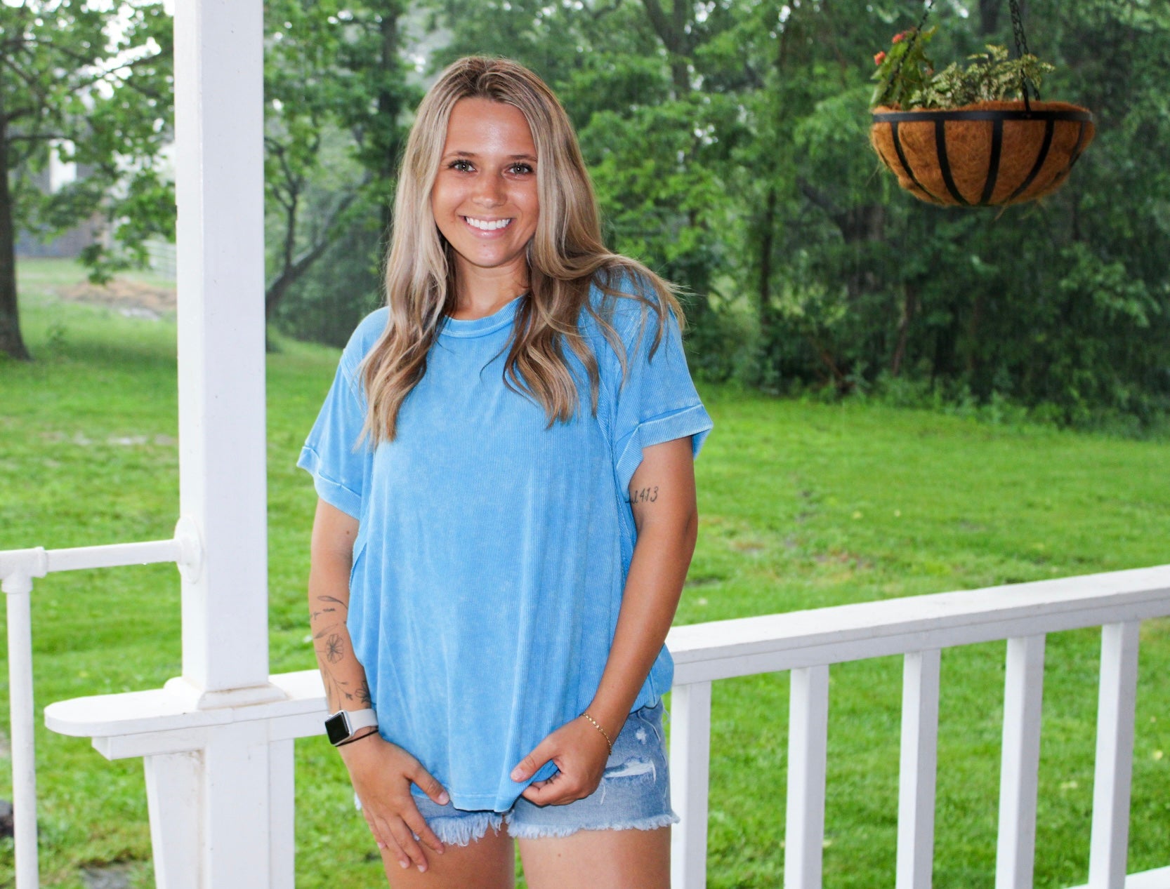 Back to Basics Short Sleeve Top - Blue