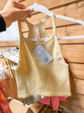 Loving the Sun Yellow Halter Top
