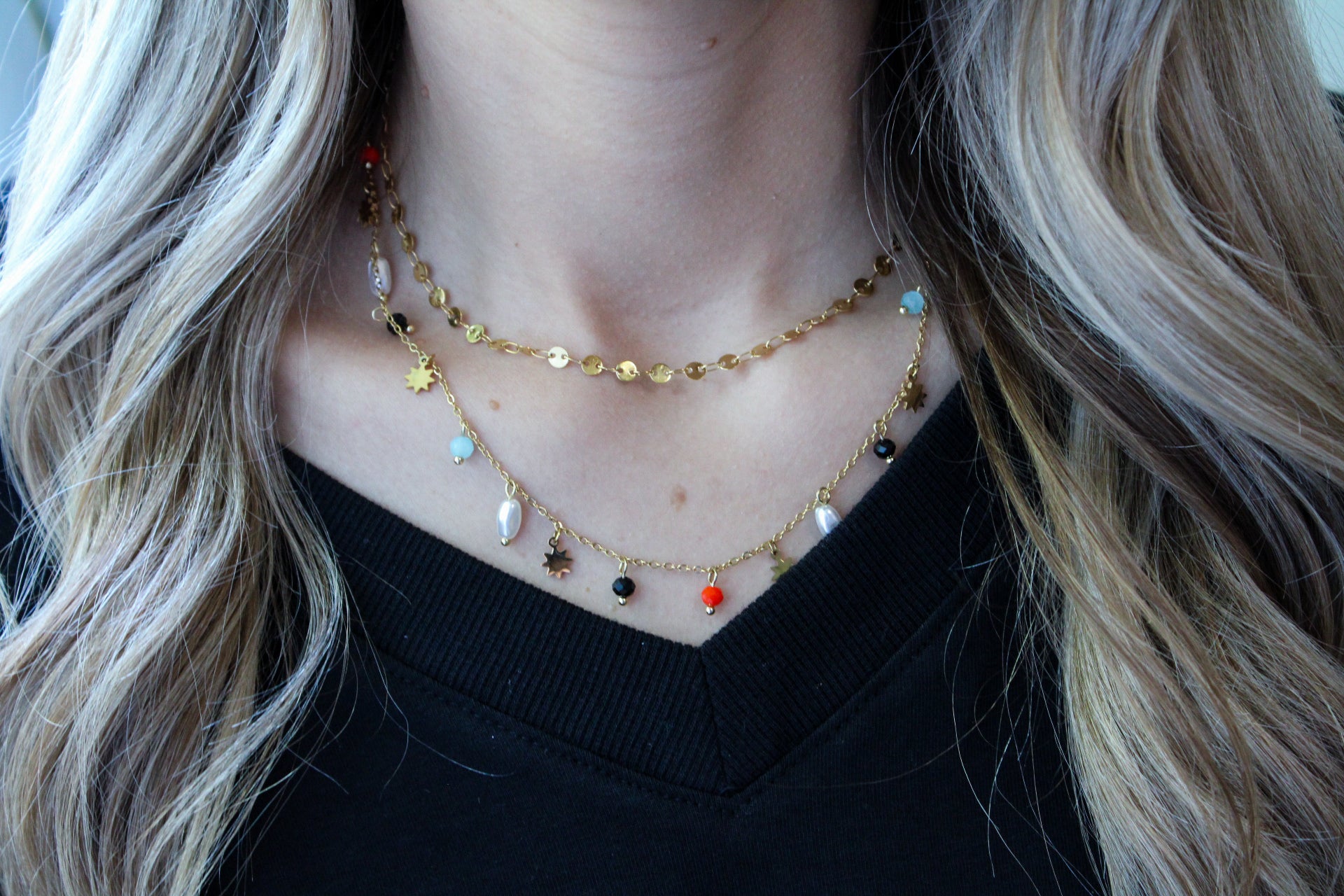 Sea Glass and Sunlight Necklace