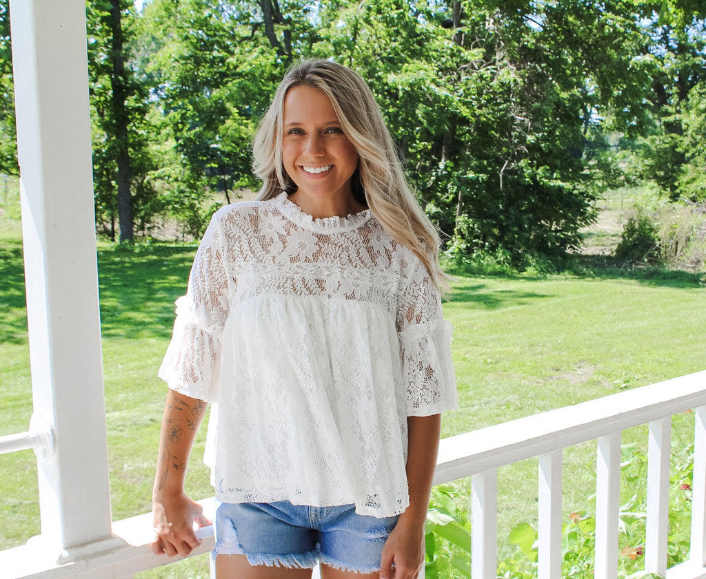 Lace & Grace Top