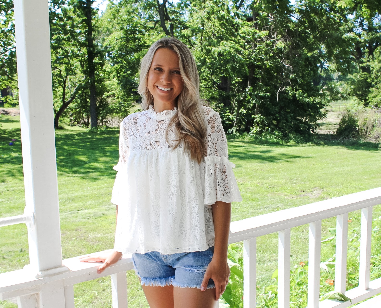 Lace & Grace Top