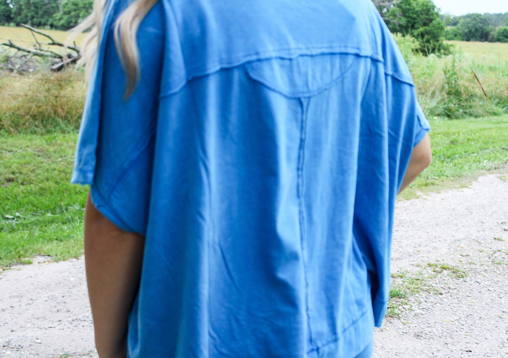 Easy Going Short Set - Blue