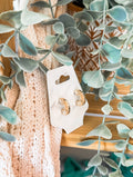 Sunny Days Gold Hoop Earrings