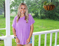 Back to Basics Short Sleeve Top - Violet