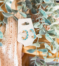 Turquoise Tide Hoop Earrings