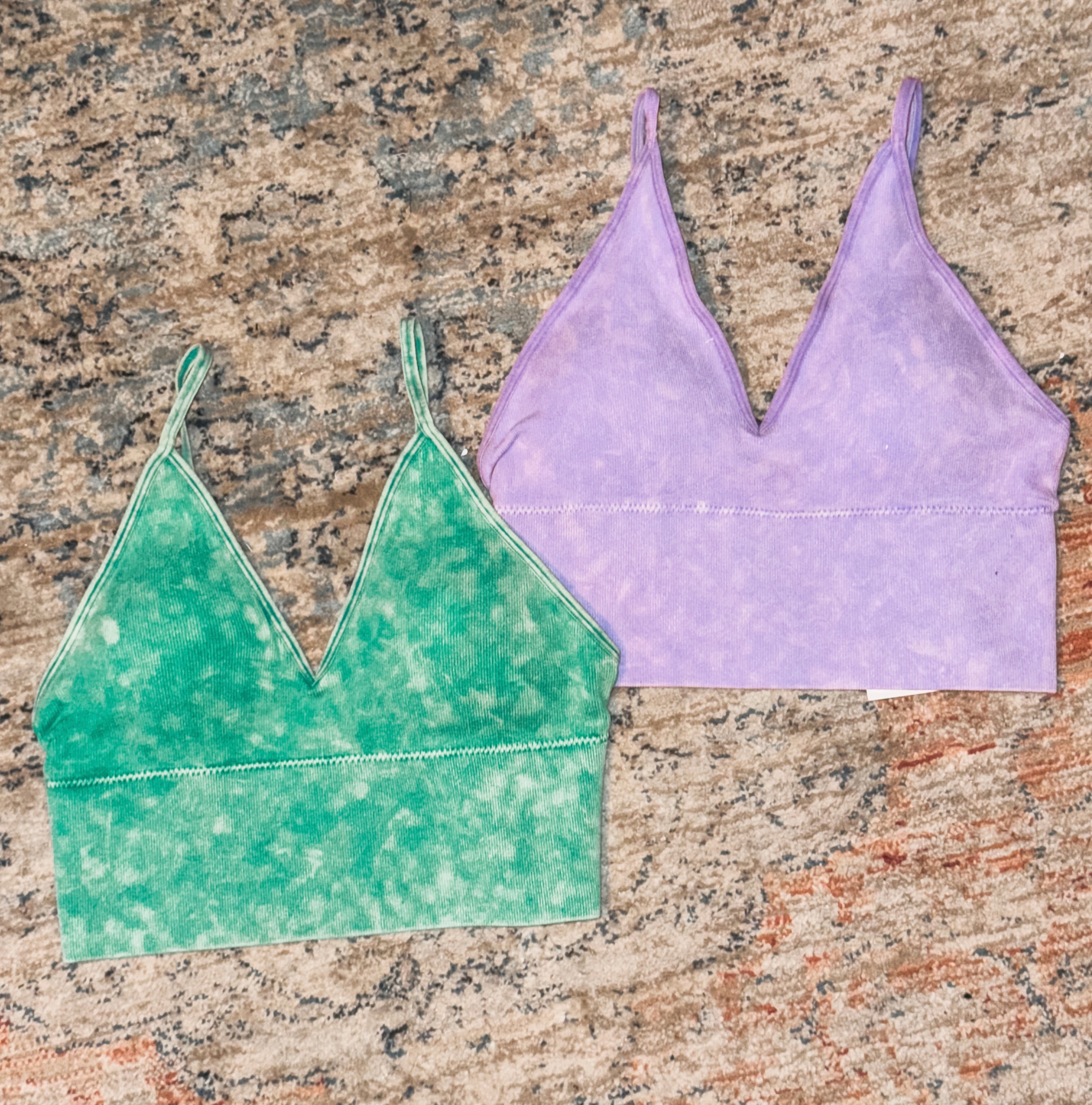 Green Padded Bra Top