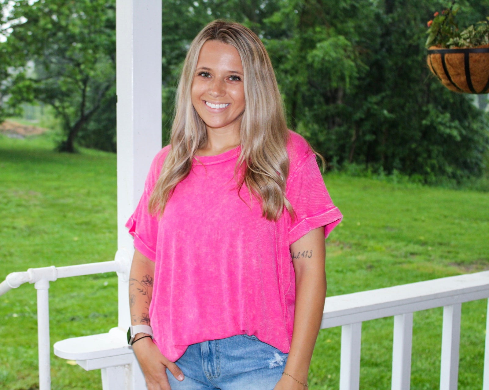 Back to Basics Short Sleeve Top - Pink