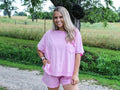 Easy Going Short Set - Mauve