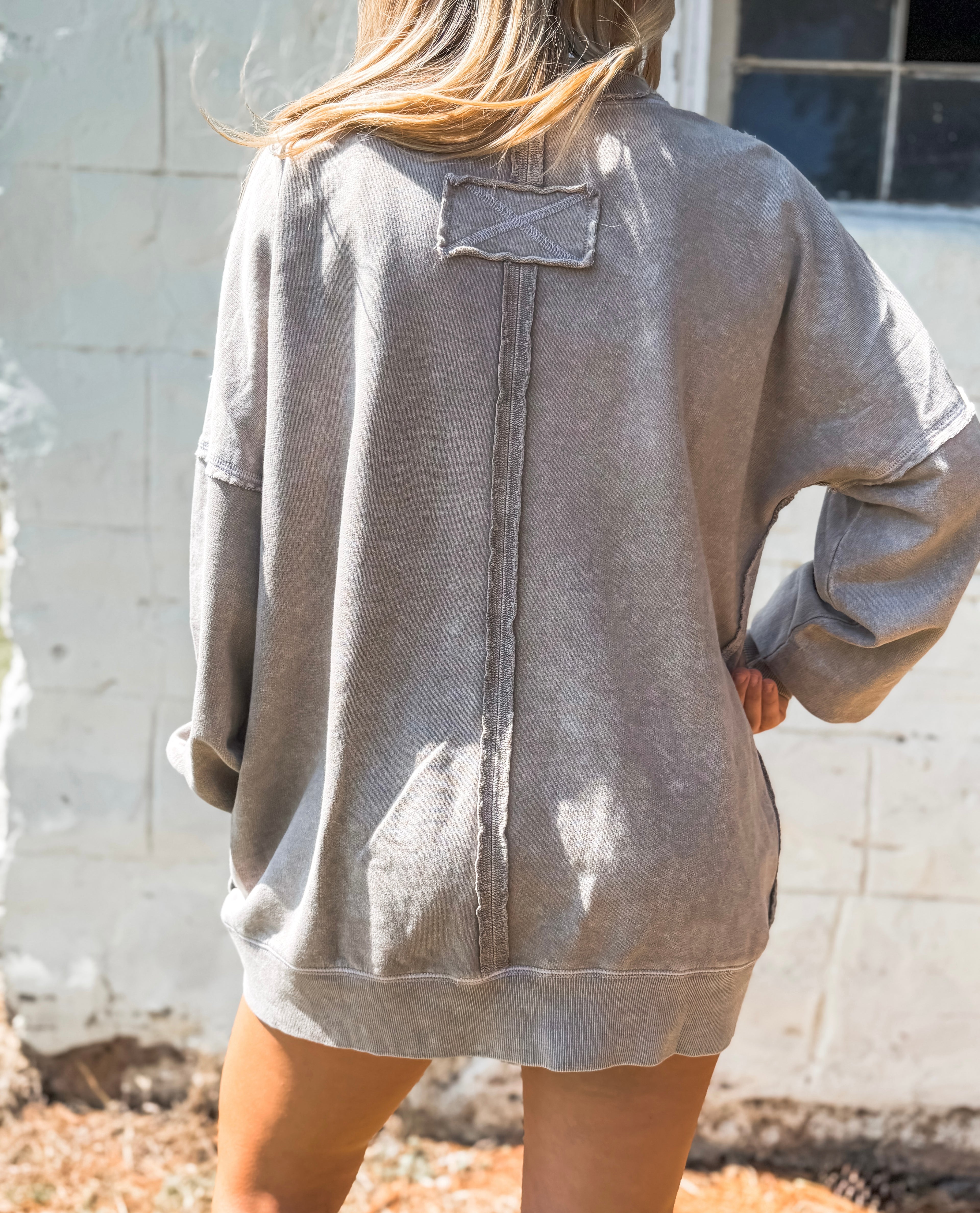 Always Cozy Sweatshirt in Mocha