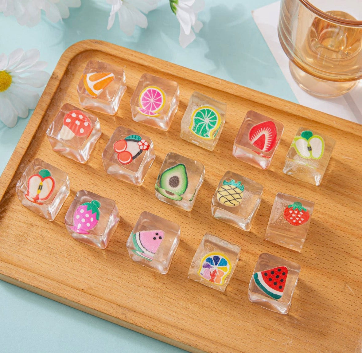 Fruit Ice Cube Squishy