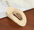 Jumbo Lay Flat Oval Hair Clip - Sun