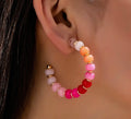 Starburst Hoop Earrings