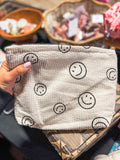 Ivory Smiley Cosmetic Bag